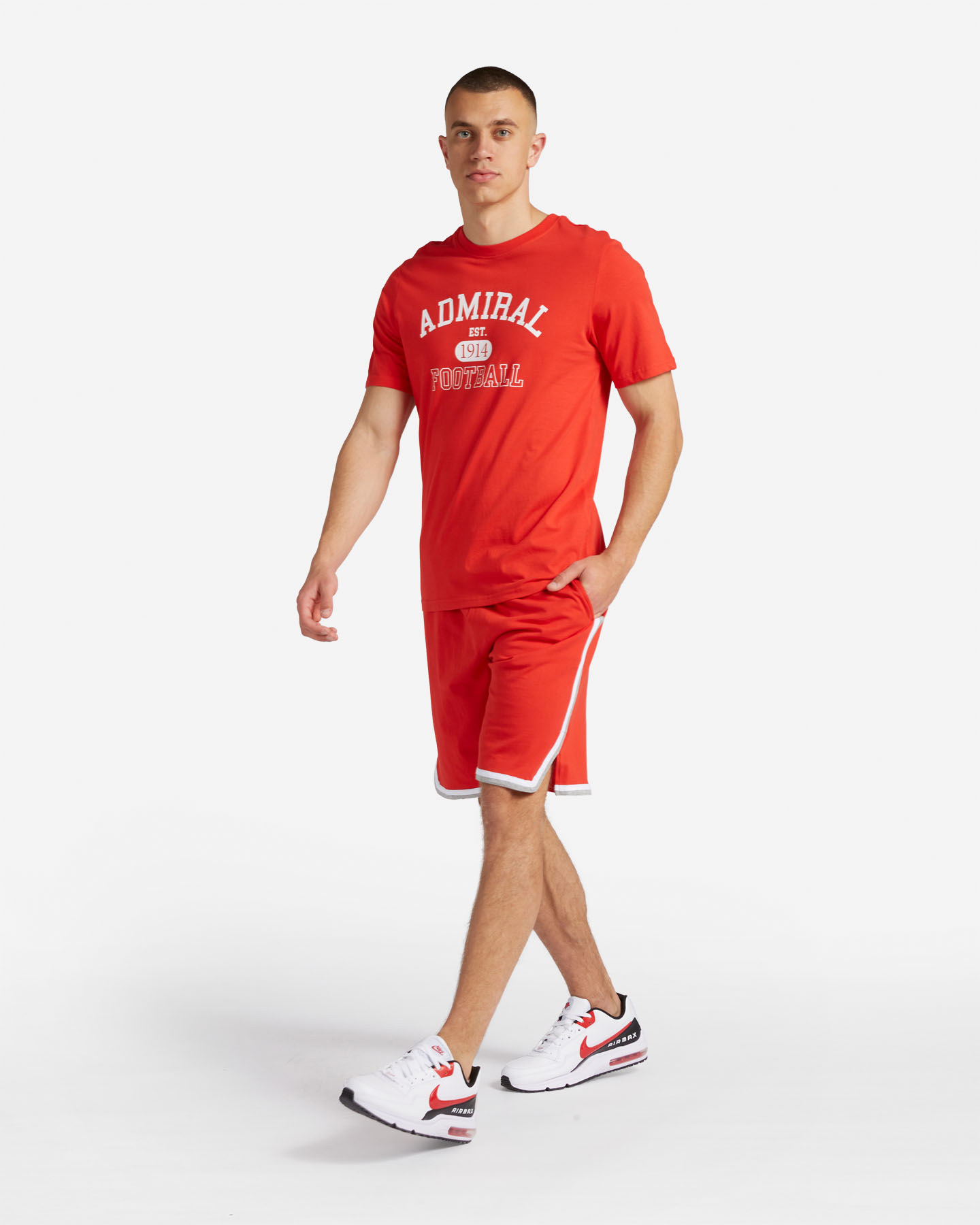T-shirt ADMIRAL PORTALOGO M - Rosso - 3 | Cisalfa Sport