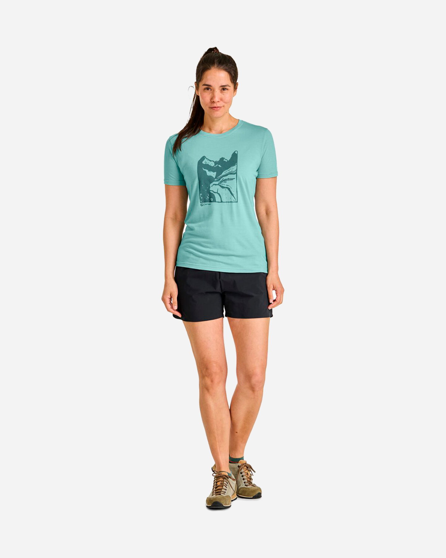 T-shirt ORTOVOX 120 COOL TEC CUT W - Azzurro - 2 | Cisalfa Sport