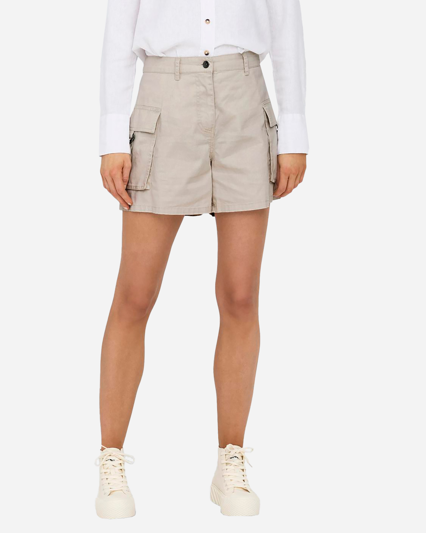 Bermuda ONLY STINE CARGO W - Beige - 2 | Cisalfa Sport