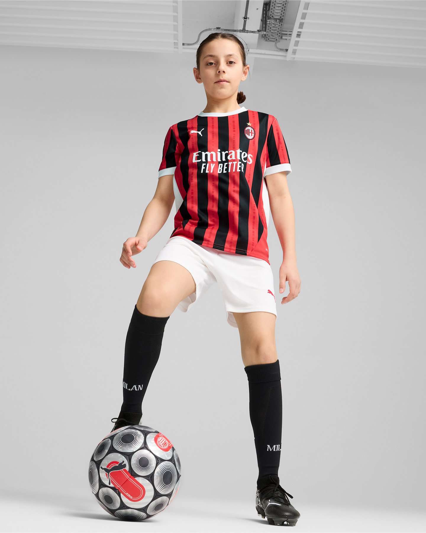 Maglia calcio ufficiale PUMA MILAN HOME 24-25 JR - 5 | Cisalfa Sport