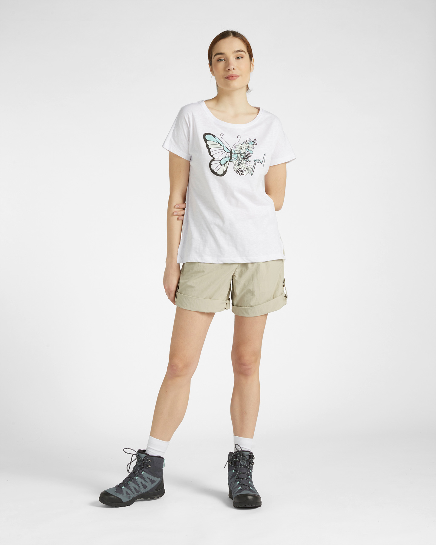 T-shirt 8848 MOUNTAIN ESSENTIAL W - Bianco - 1 | Cisalfa Sport