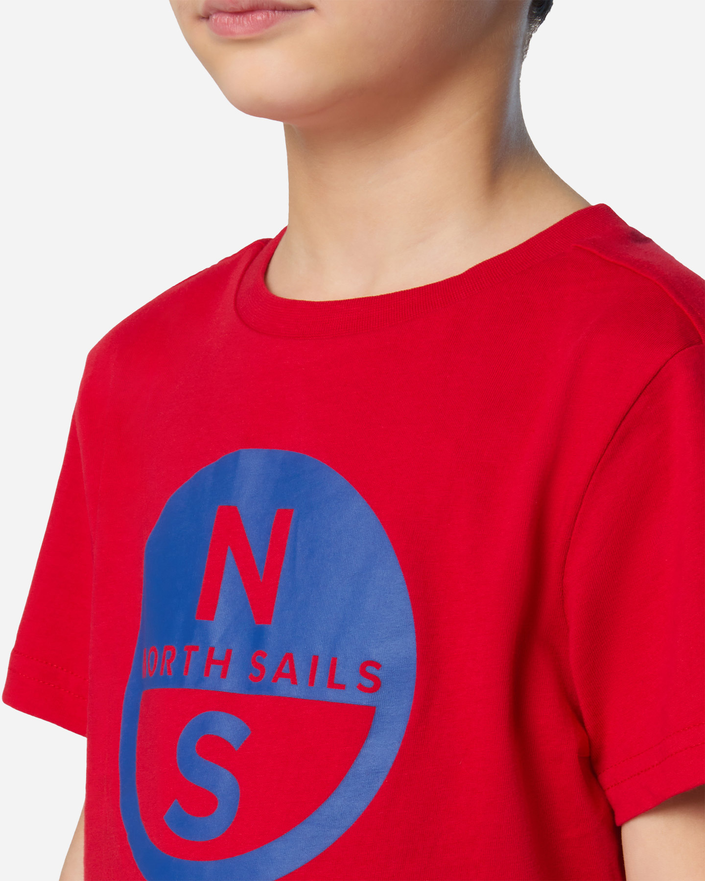T-shirt NORTH SAILS BIG LOGO JR - Rosso - 5 | Cisalfa Sport