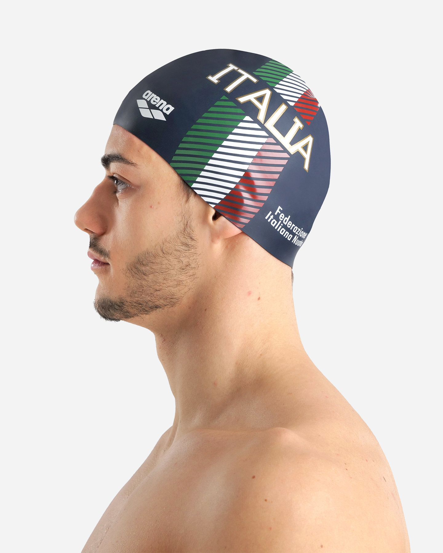 Cuffia piscina ARENA FIN SILICONE - Blu Navy - 3 | Cisalfa Sport