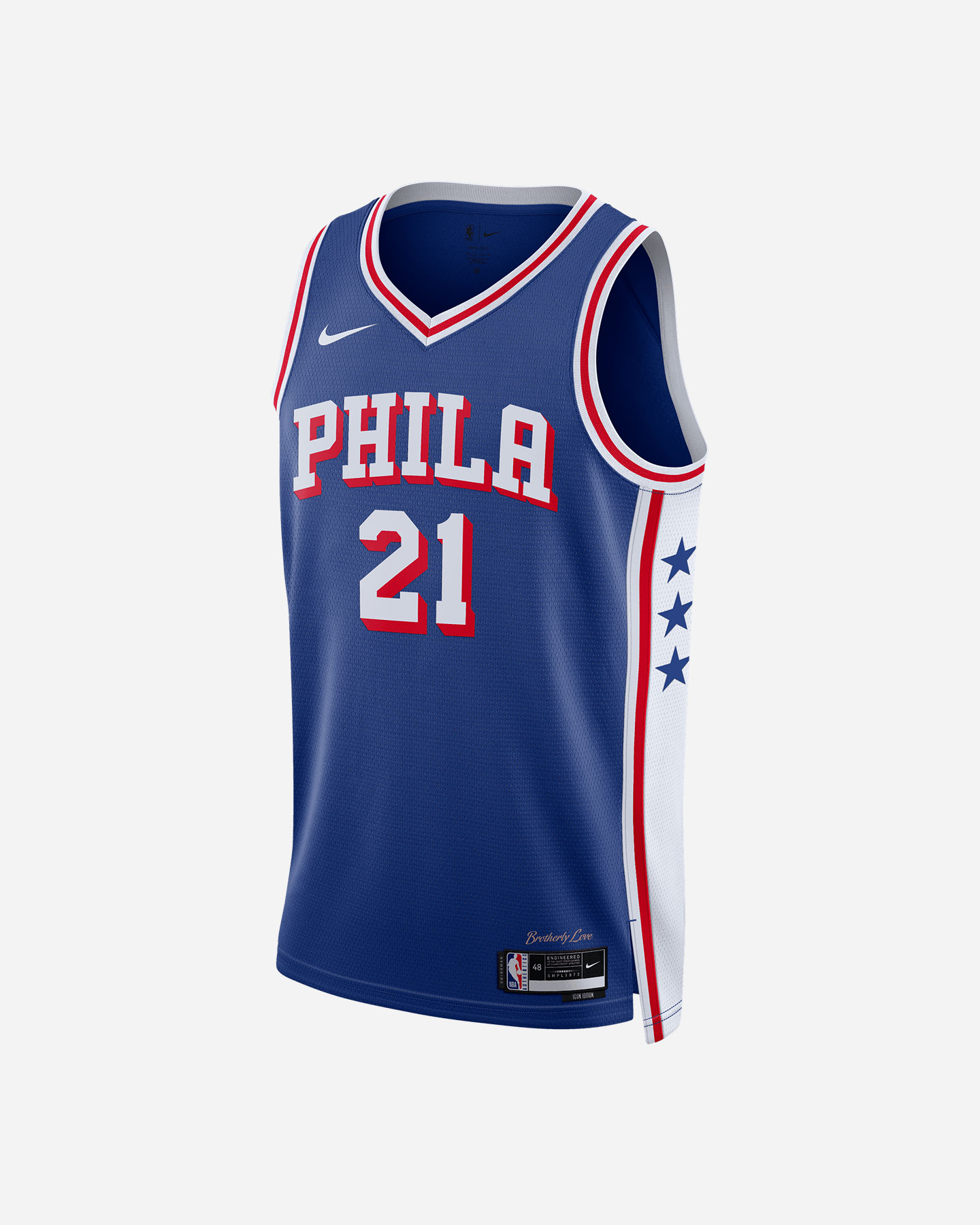 Canotta basket NIKE JOEL EMBIID PHILADELPHIA 76E ICON M - 0 | Cisalfa Sport