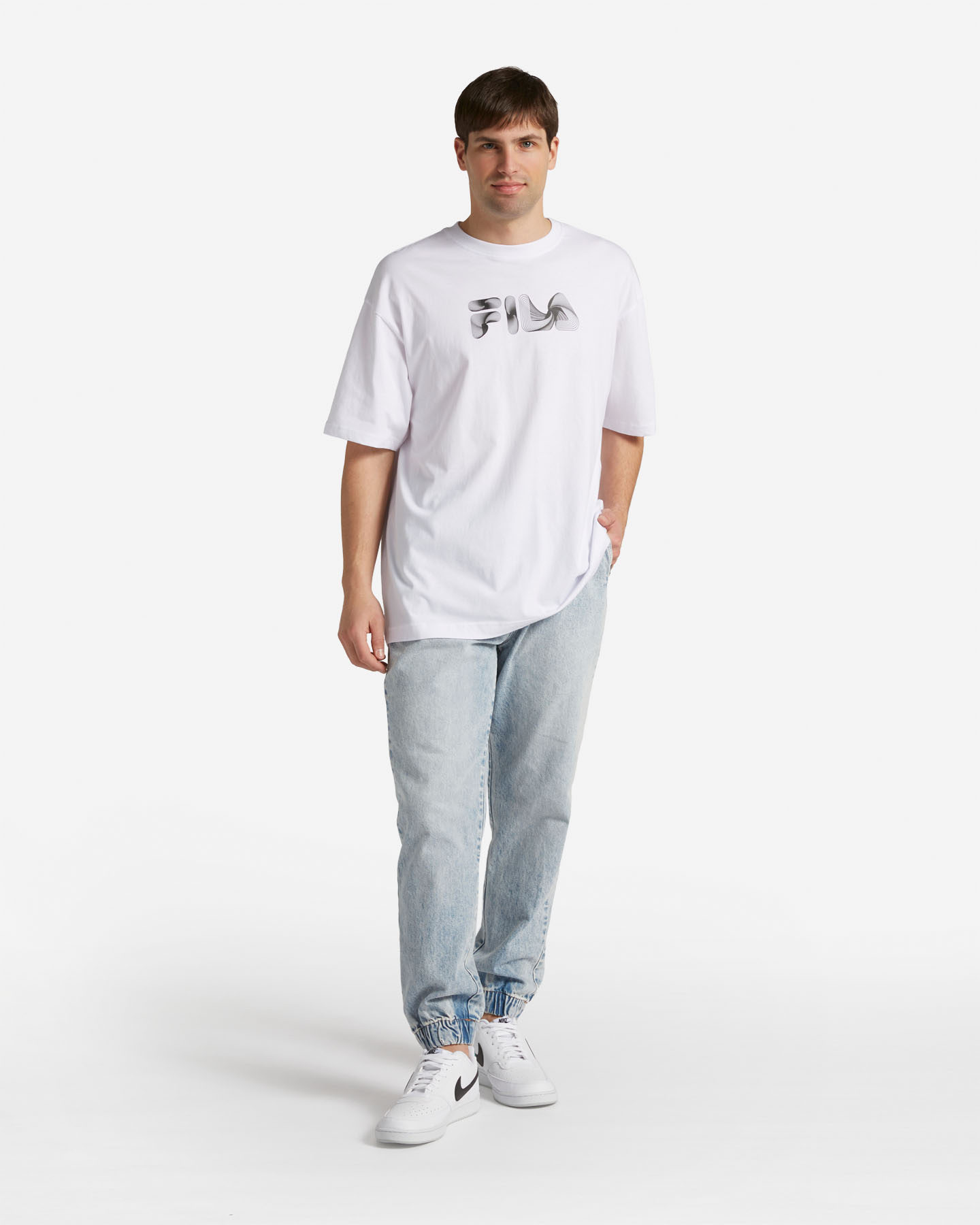 T-shirt FILA SABER M - Bianco - 1 | Cisalfa Sport