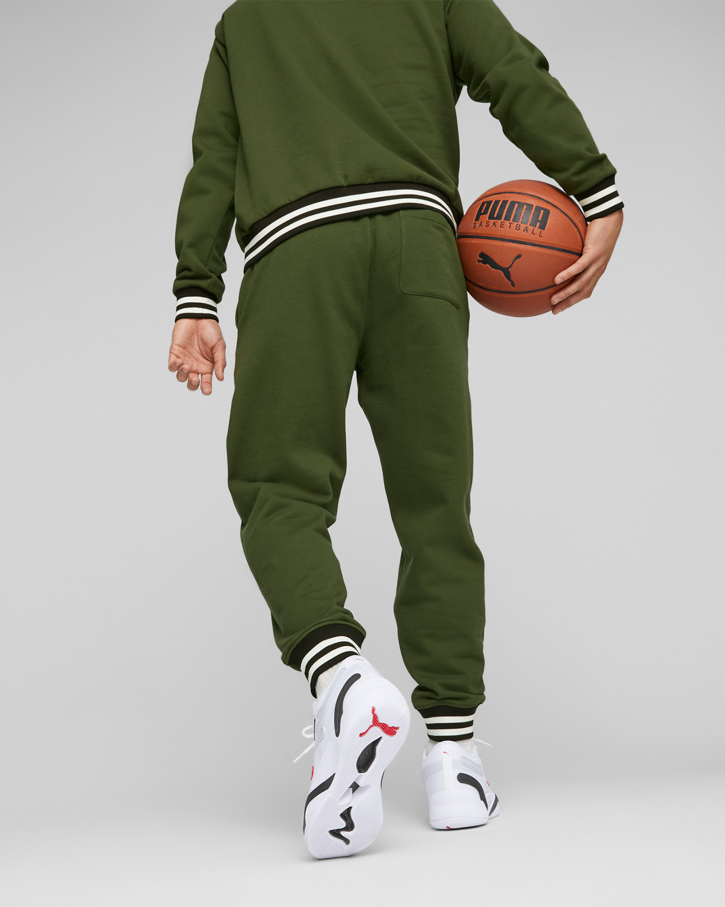Pantalone PUMA FRANCHISE CORE M - Verde - 3 | Cisalfa Sport