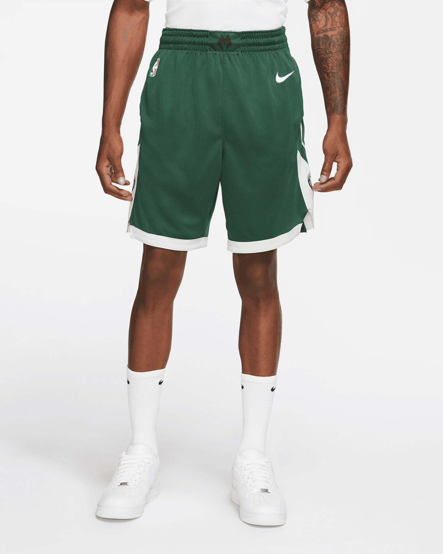 Pantaloncini basket NIKE MILWAUKEE BUCKS M - Verde - 2 | Cisalfa Sport