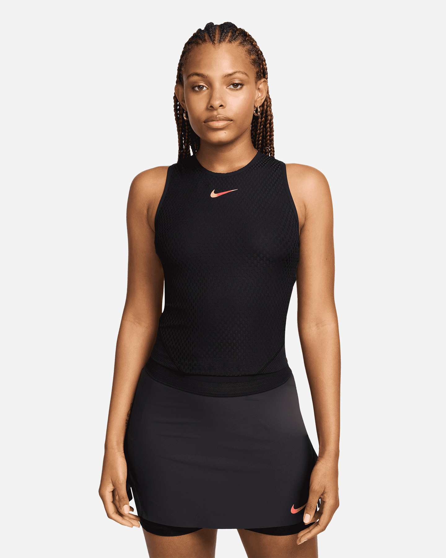 T-shirt tennis NIKE DRI FIT SLAM W - Nero - 4 | Cisalfa Sport
