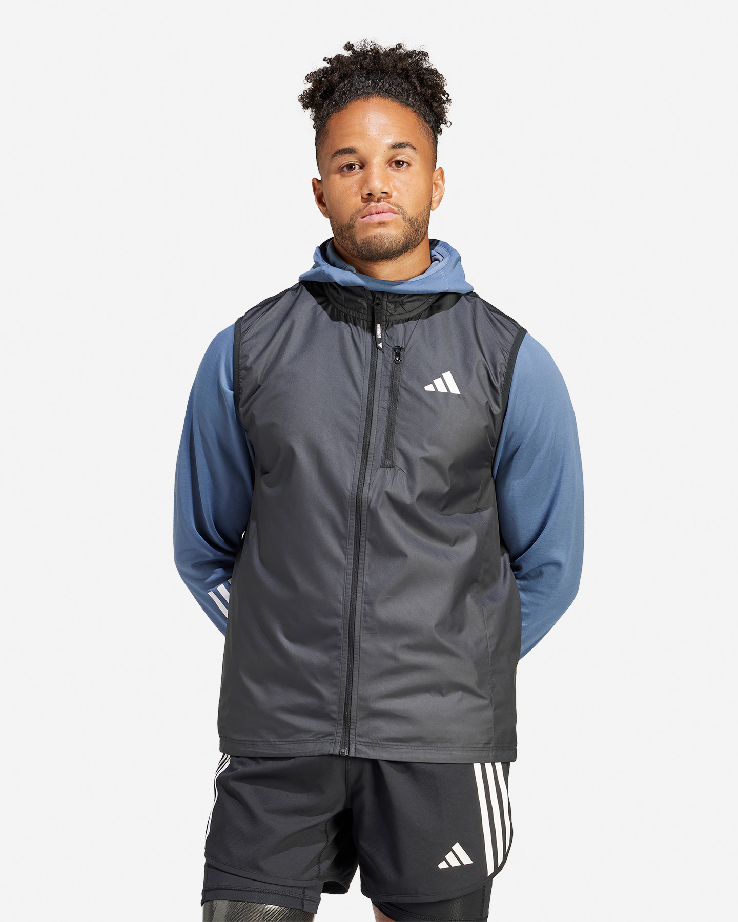 Giacca running ADIDAS OTR M - Nero - 1 | Cisalfa Sport