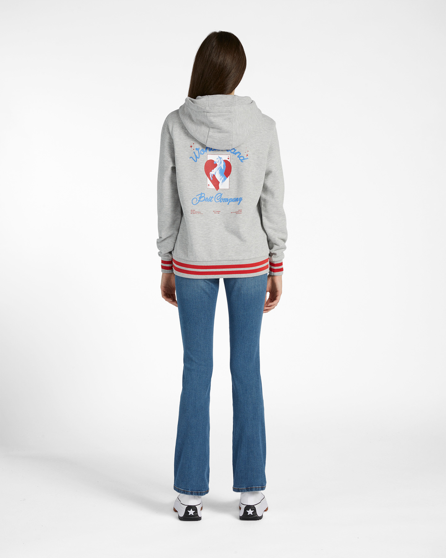 Felpa BEST COMPANY CLASSIC HOODIE W - Grigio - 2 | Cisalfa Sport