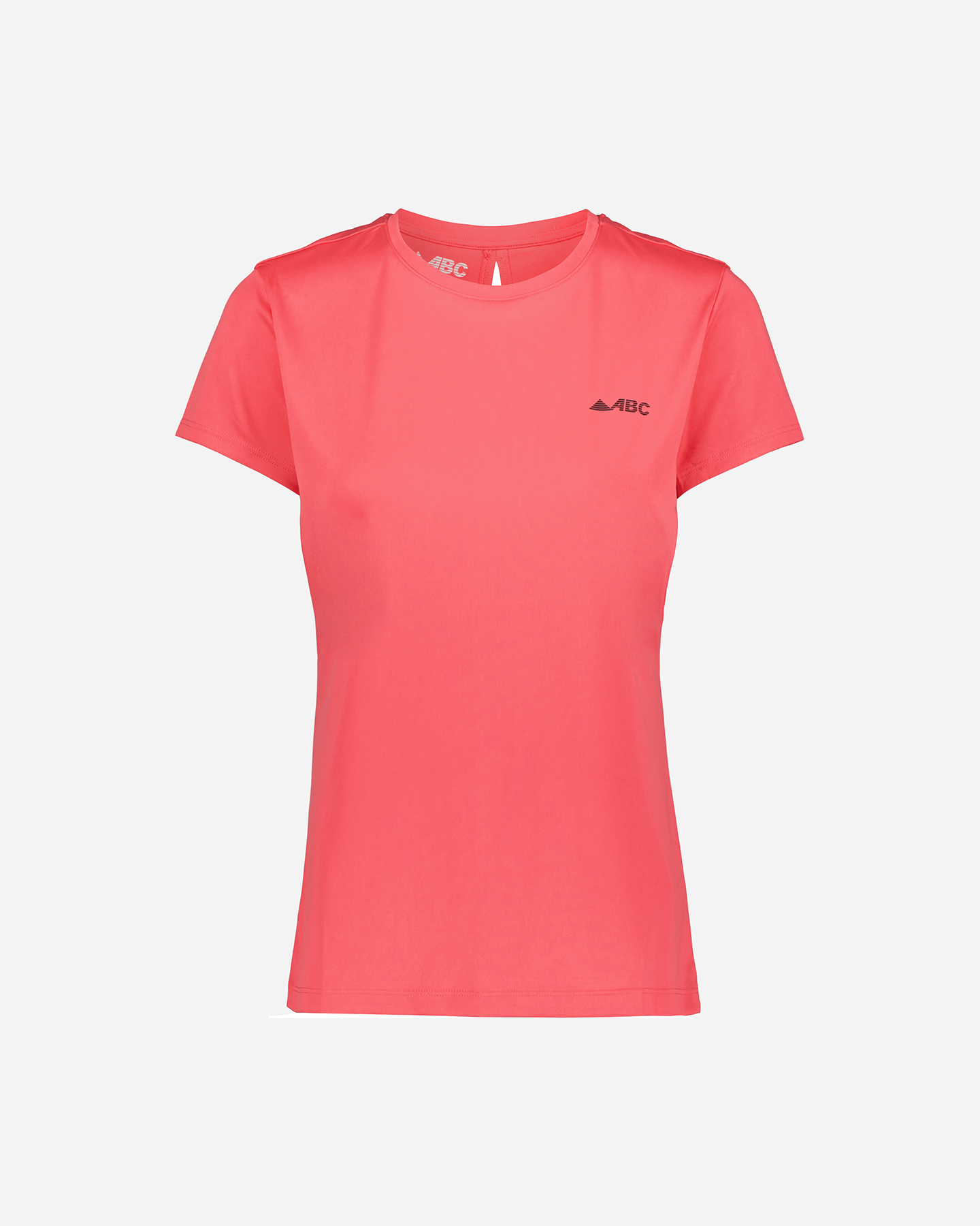 T-shirt tennis ABC TECH SMALL LOGO W - Rosa - 0 | Cisalfa Sport