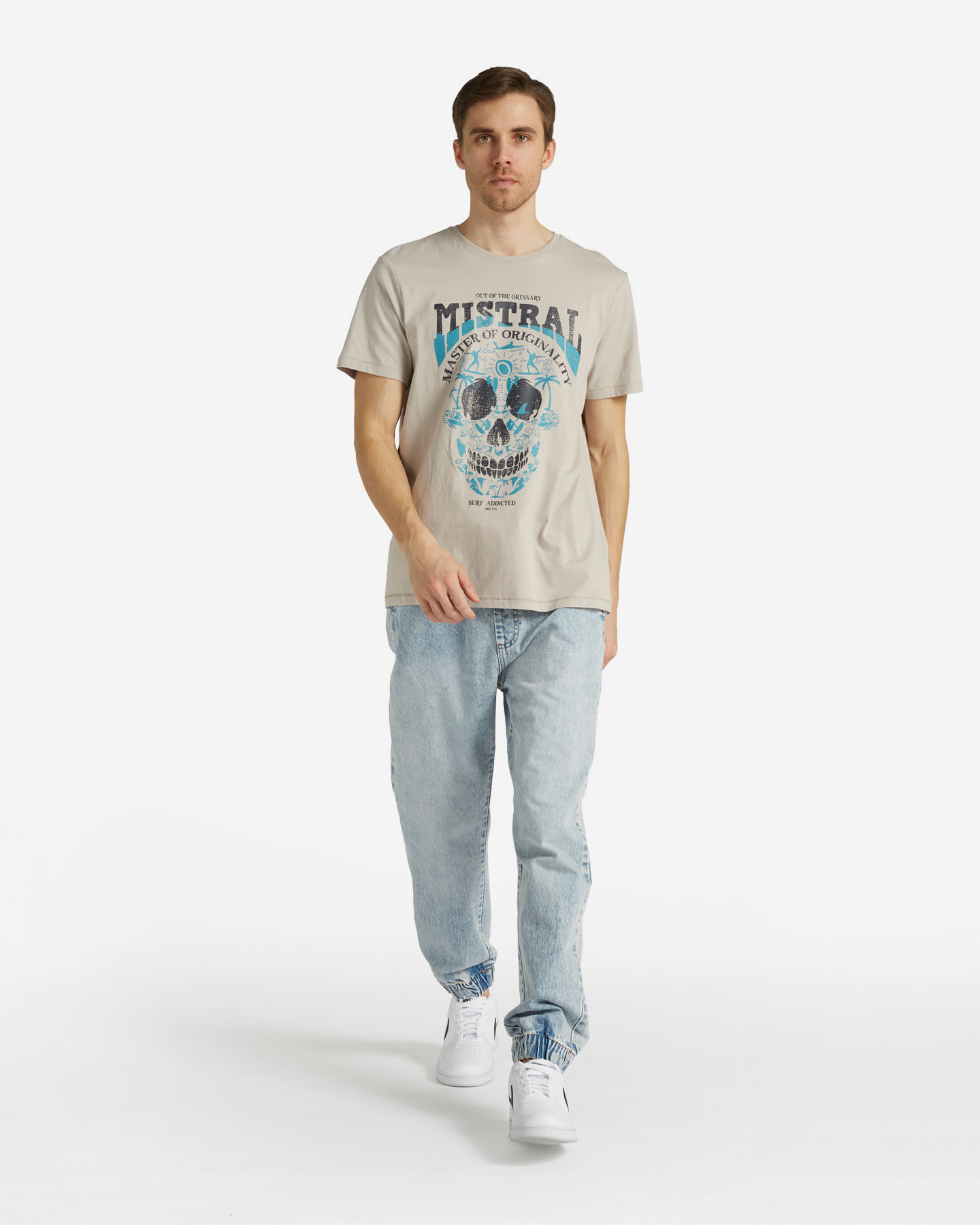T-shirt MISTRAL SURFSKULL M - Grigio - 3 | Cisalfa Sport