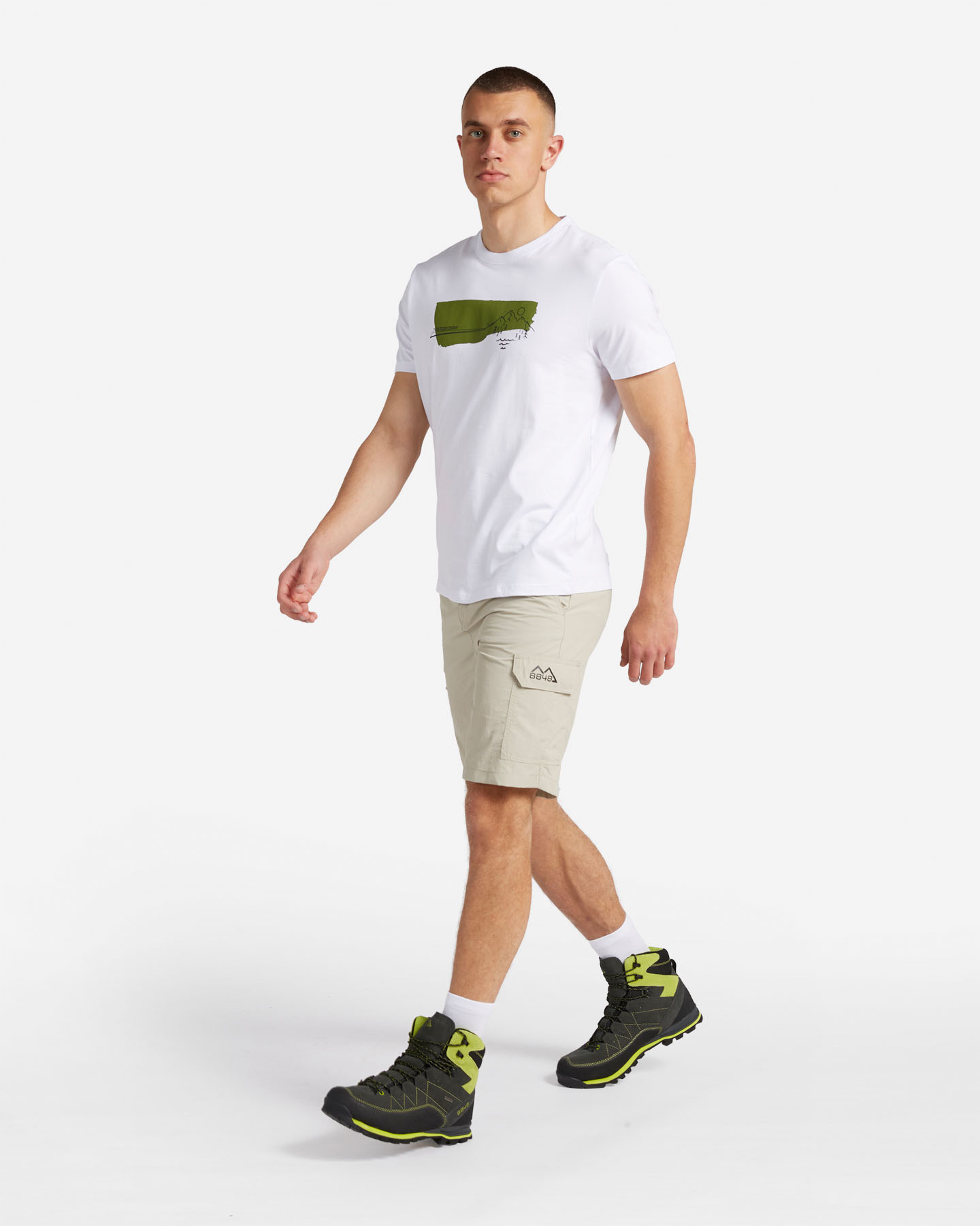 T-shirt 8848 MOUNTAIN ESSENTIAL M - Bianco - 3 | Cisalfa Sport