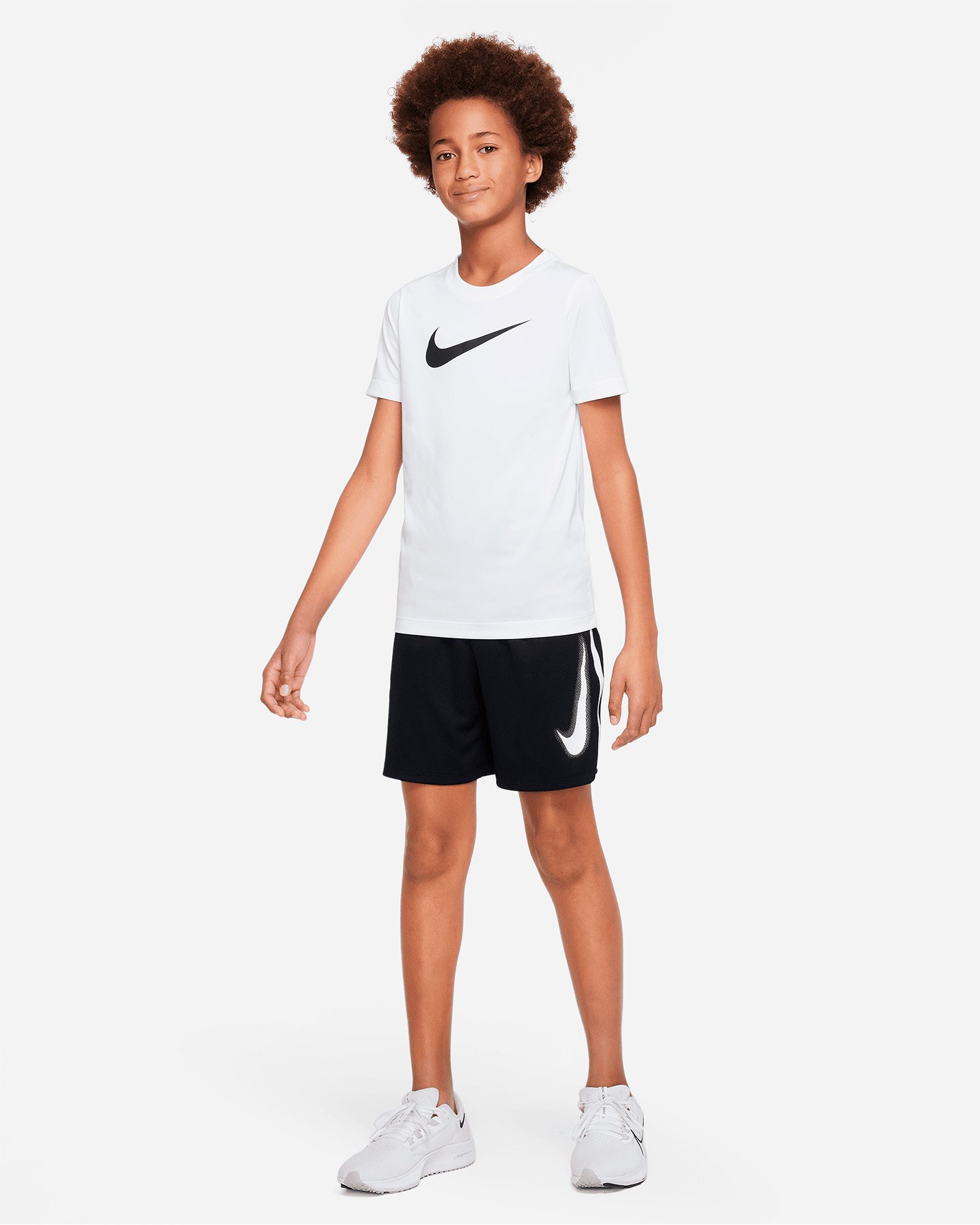 Pantaloncini NIKE DRI FIT SMALL LOGO JR - 6 | Cisalfa Sport