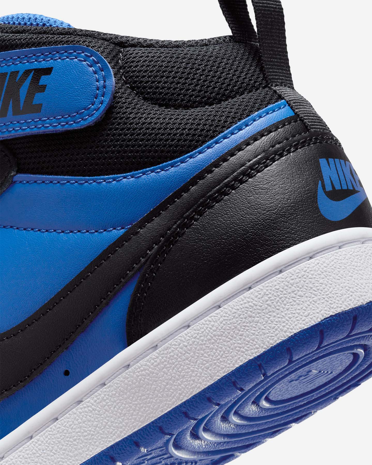 Scarpe sneakers NIKE COURT BOROUGH MID 2 GS JR - Blu royal - 5 | Cisalfa Sport