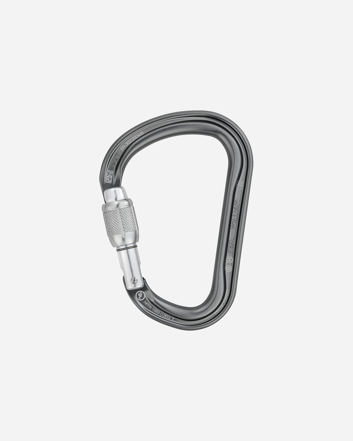 Moschettone PETZL WILLIAM SL - Grigio - 1 | Cisalfa Sport