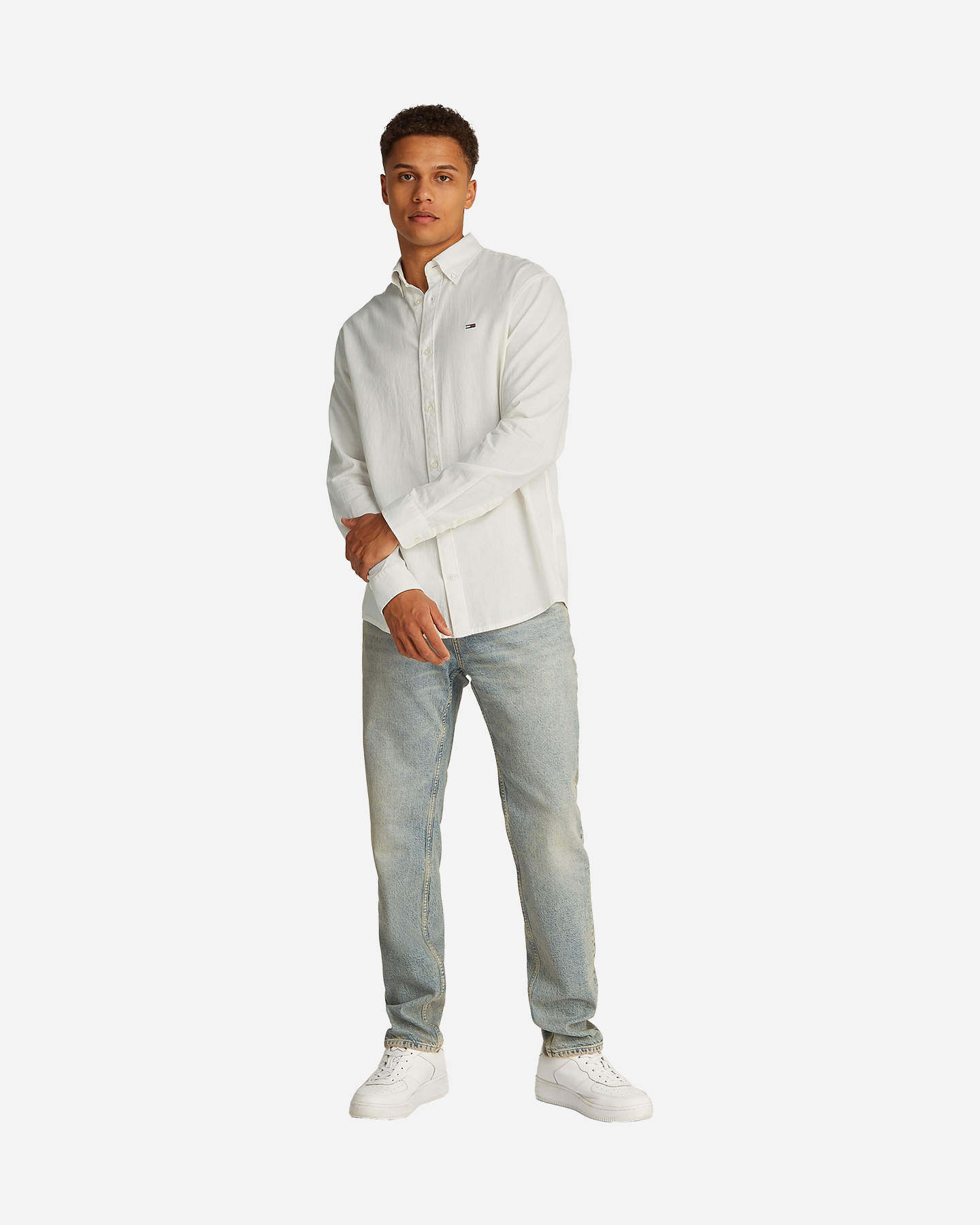 Camicia TOMMY HILFIGER LINEN M - Bianco - 3 | Cisalfa Sport