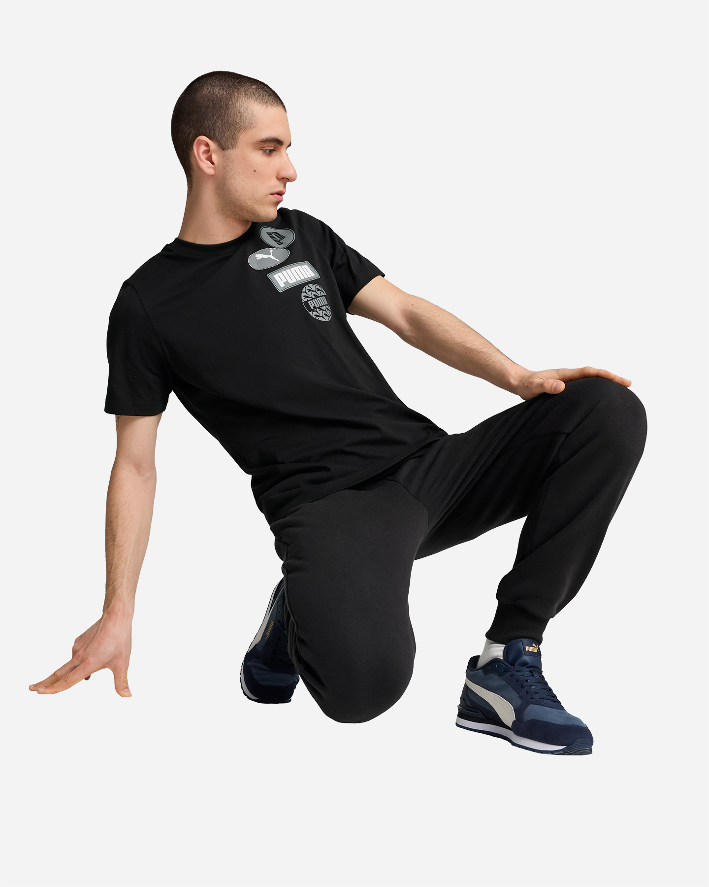T-shirt PUMA GFX LOGO LAB M - Nero - 4 | Cisalfa Sport