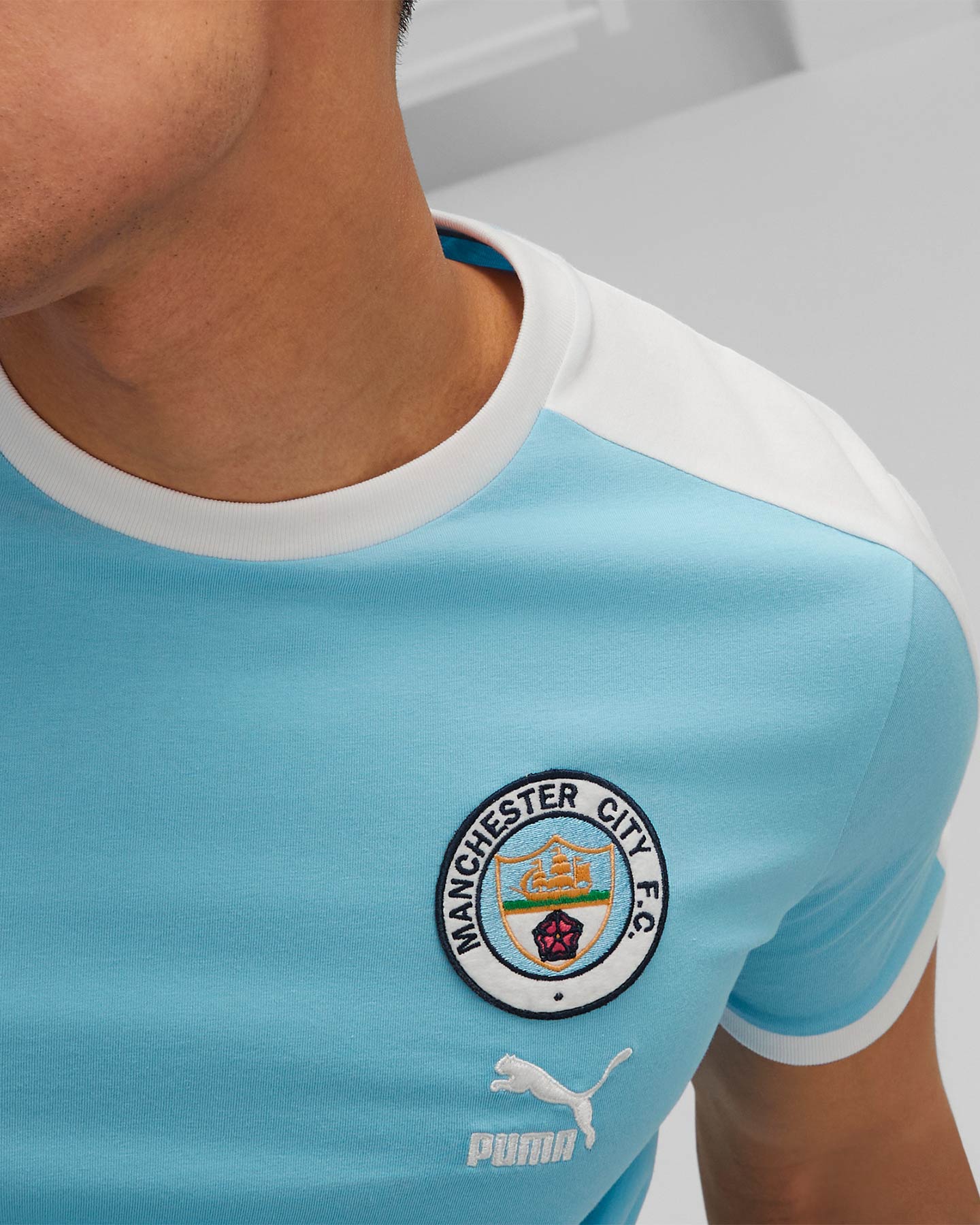 Abbigliamento calcio ufficiale PUMA MANCHESTER CITY T7 M - Azzurro - 5 | Cisalfa Sport
