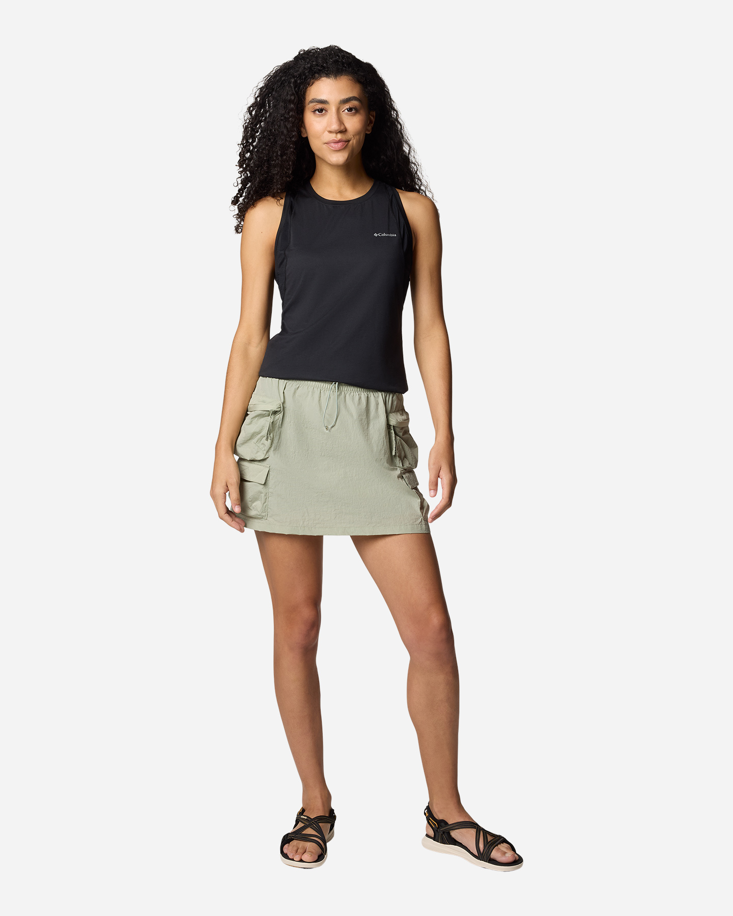 Pantaloncini COLUMBIA ELEVATED VIEW CARGO W - Verde - 5 | Cisalfa Sport