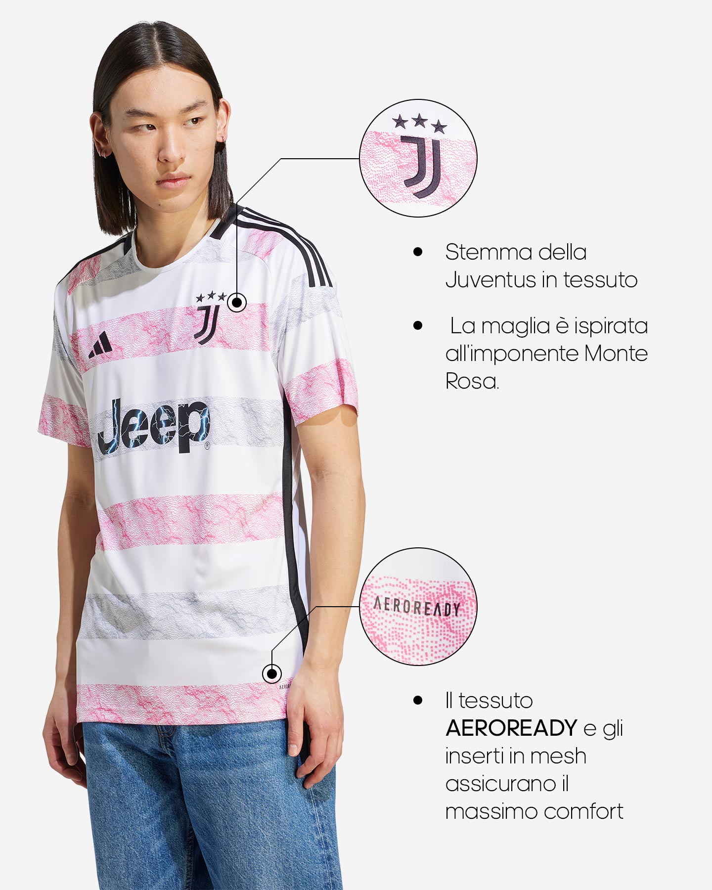 Maglia calcio ADIDAS JUVE AWAY 23-24 M - 2 | Cisalfa Sport