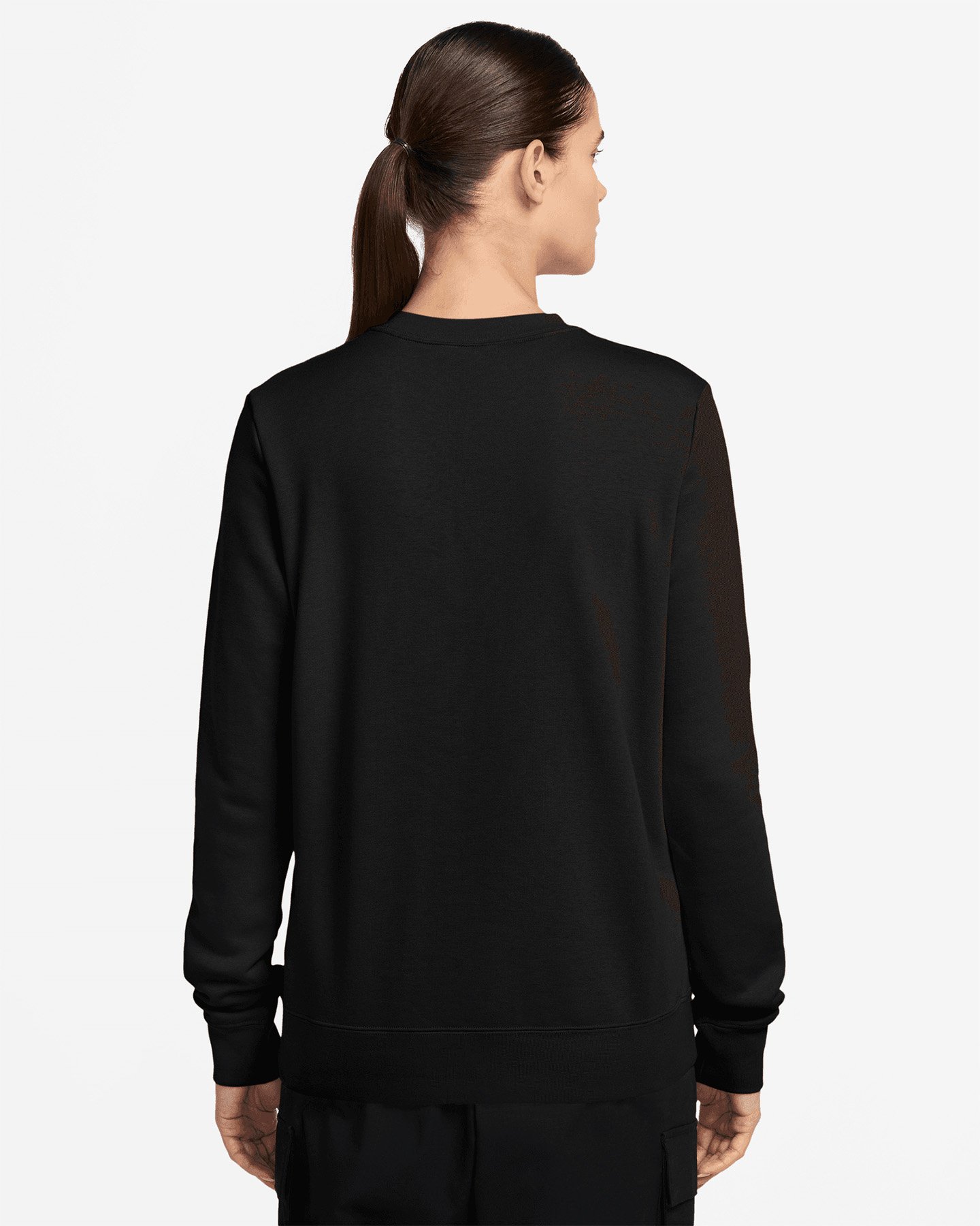 Felpa NIKE CLUB BIG LOGO W - Nero - 1 | Cisalfa Sport