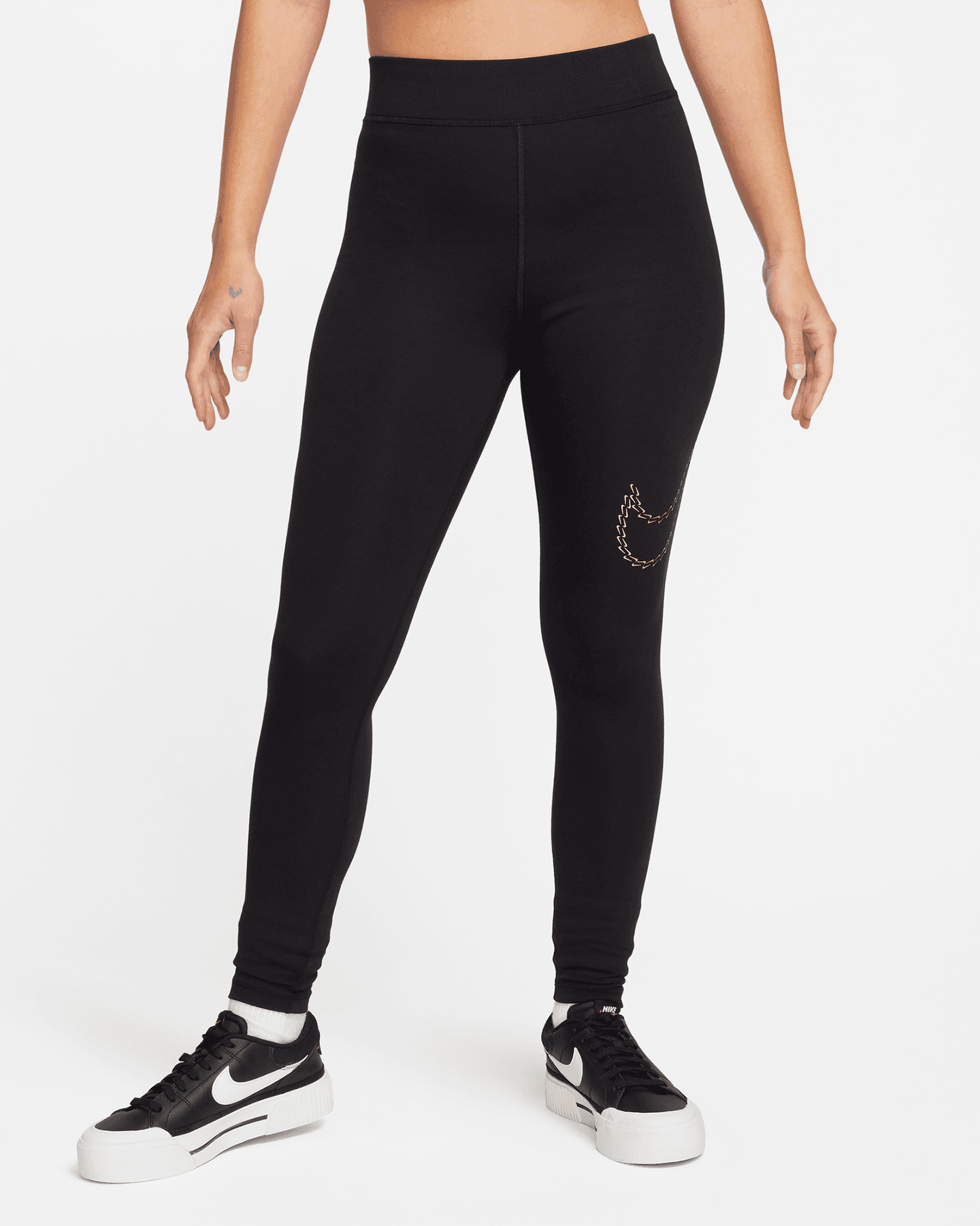 Leggings NIKE LOGO W - Nero - 0 | Cisalfa Sport