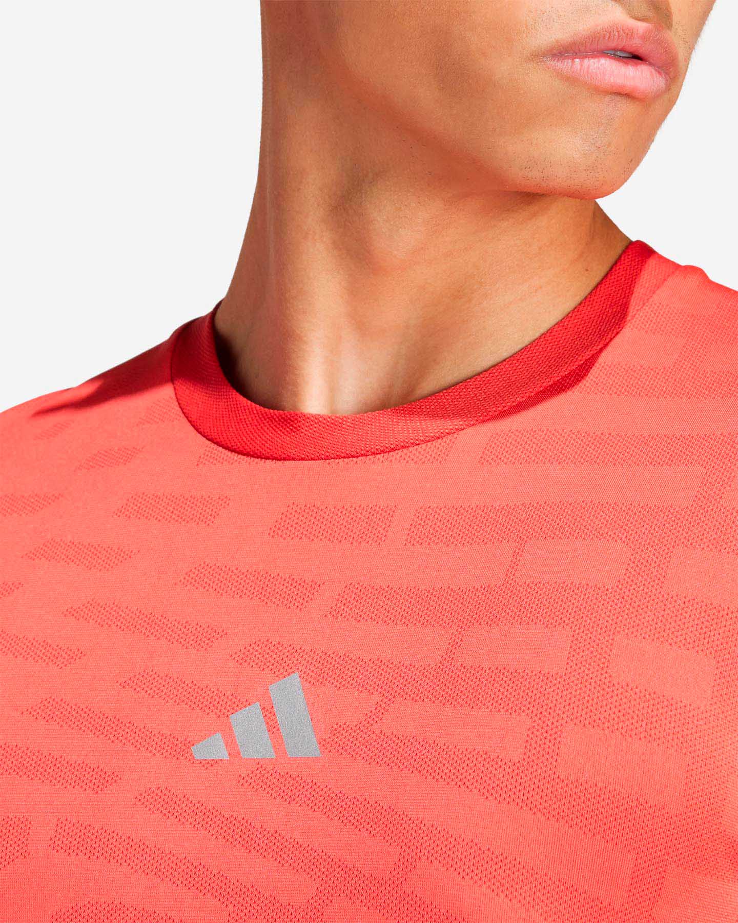 T-shirt training ADIDAS GYM+ SEAML M - Rosso - 4 | Cisalfa Sport