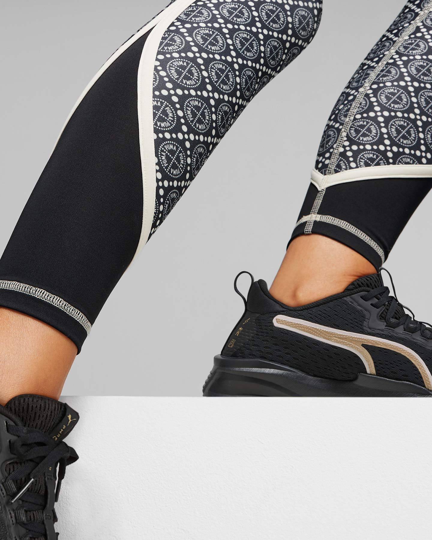 Leggings PUMA ALL OVER W - Nero - 4 | Cisalfa Sport