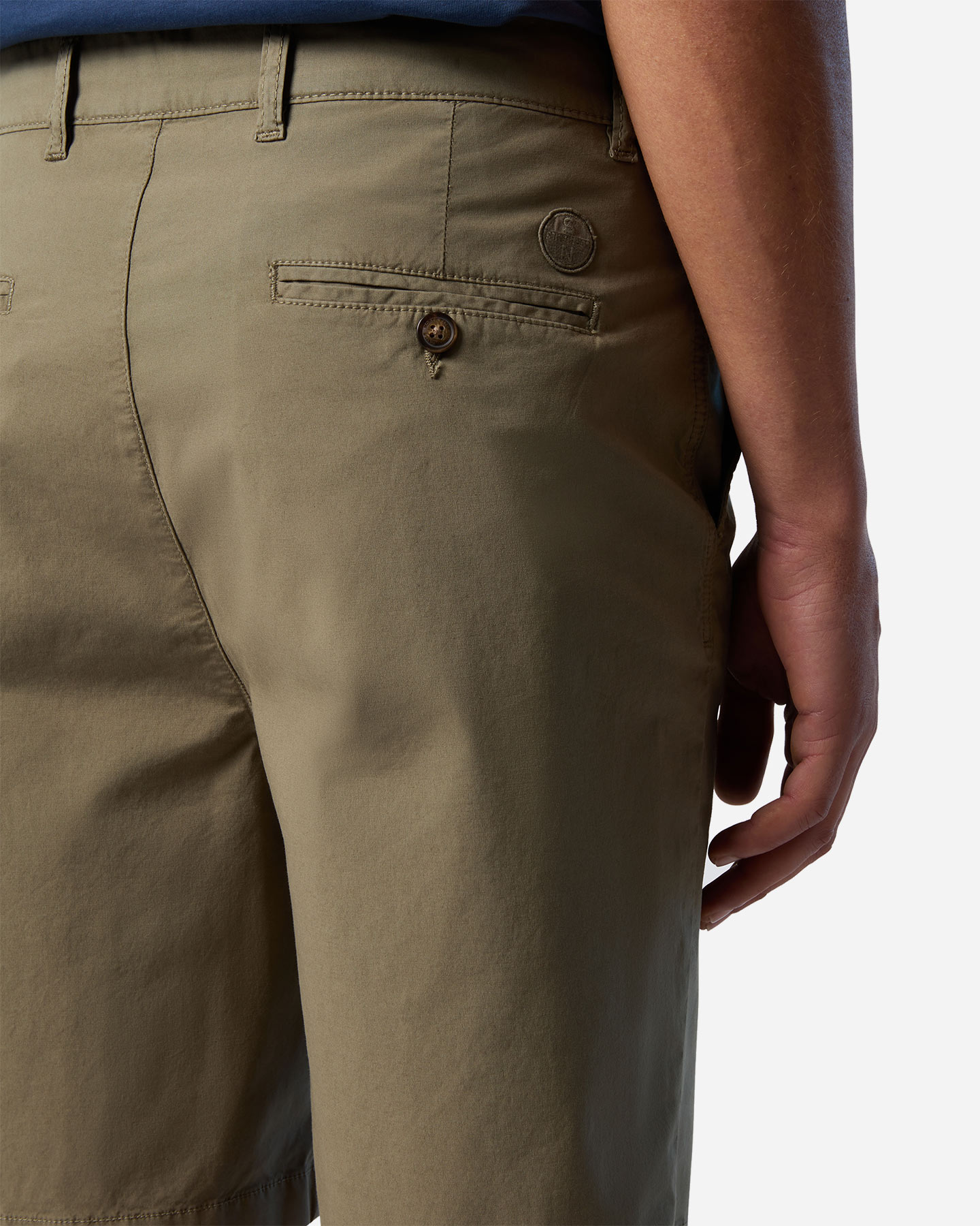 Bermuda NORTH SAILS CHINO POPELINE REGULAR M - Verde - 4 | Cisalfa Sport