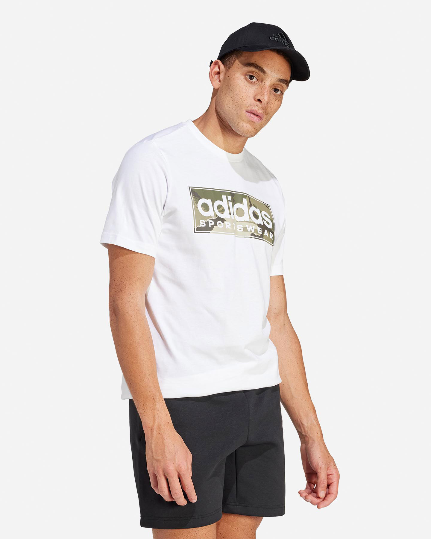 T-shirt ADIDAS SPW LOGO CAMO M - Bianco - 3 | Cisalfa Sport