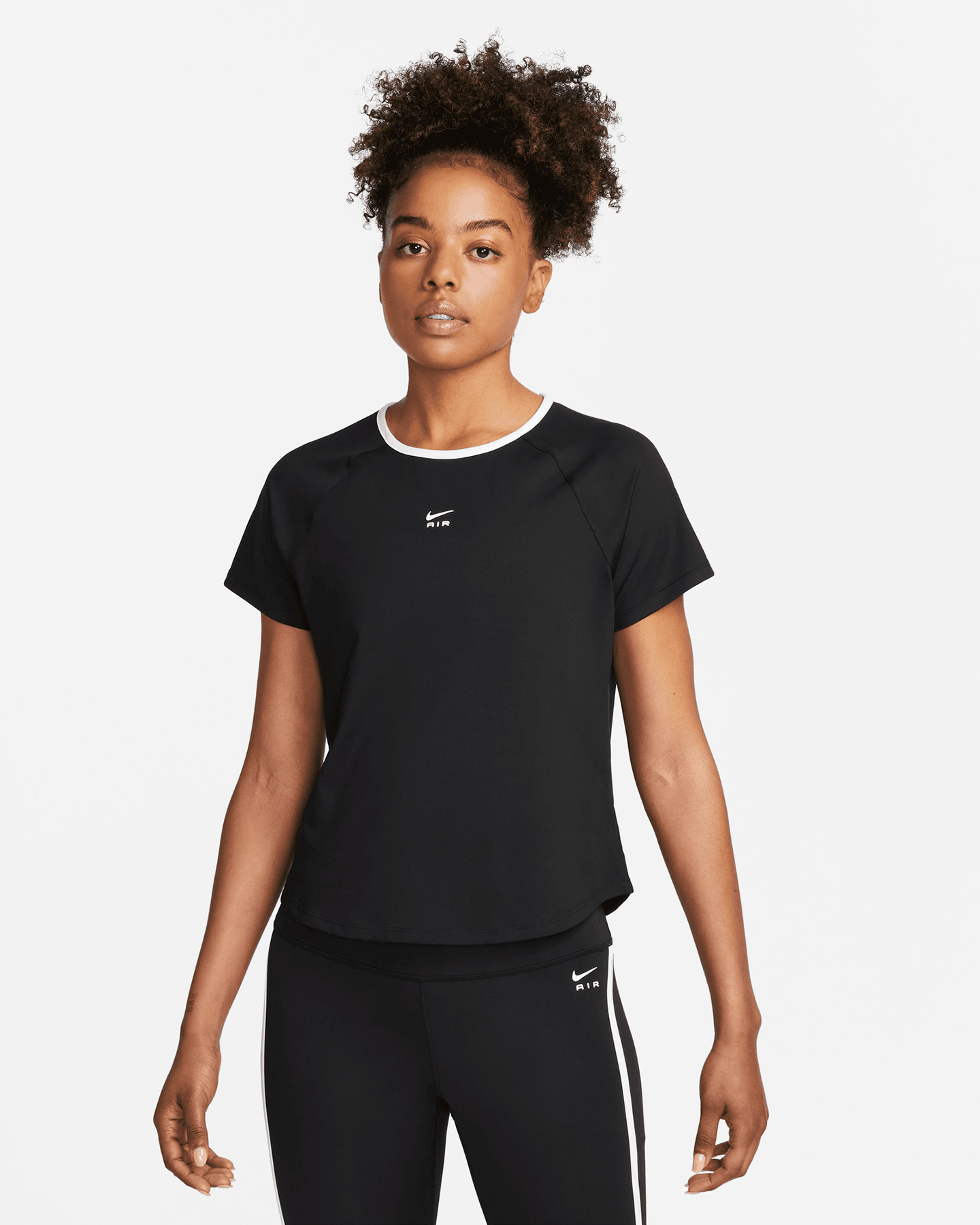 T-shirt running NIKE AIR DRI FIT W - Nero - 0 | Cisalfa Sport