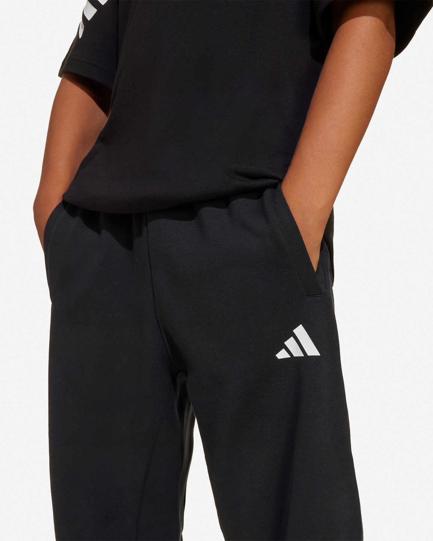 Pantalone ADIDAS WIDE 3STRIPES JR - Nero - 3 | Cisalfa Sport