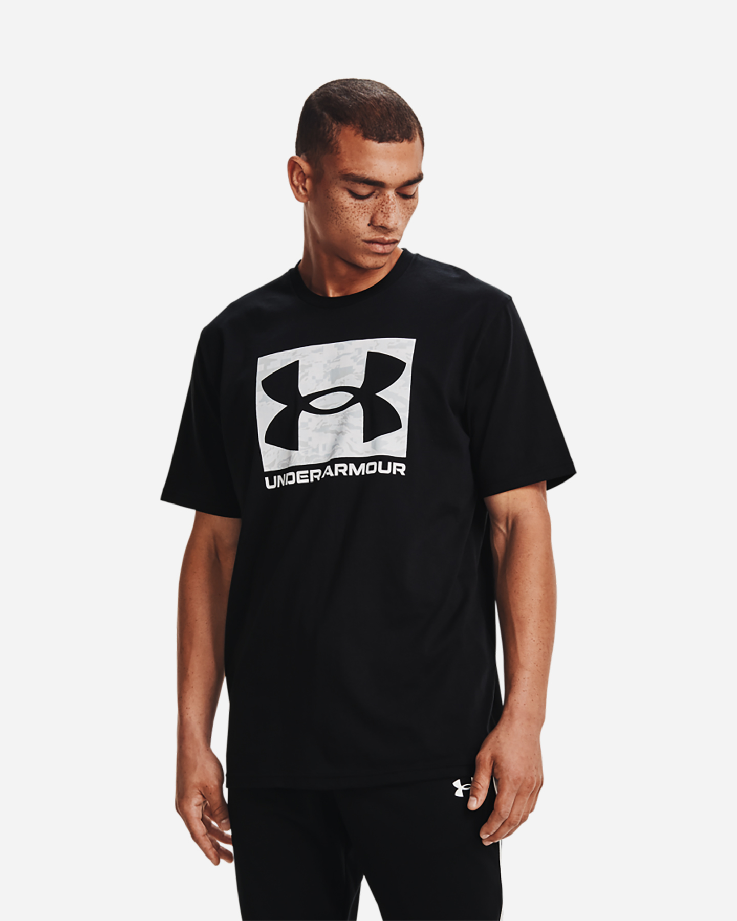 T-shirt UNDER ARMOUR LOGO CAMO BOX M - Nero - 2 | Cisalfa Sport
