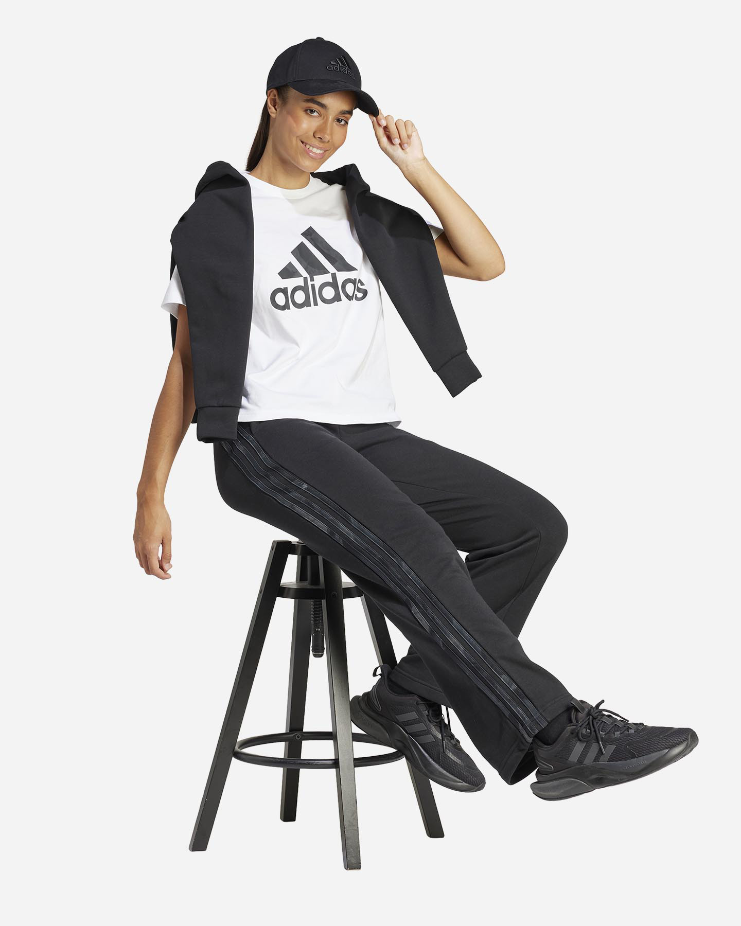 T-shirt ADIDAS LOGO FLOWER W - Bianco - 3 | Cisalfa Sport
