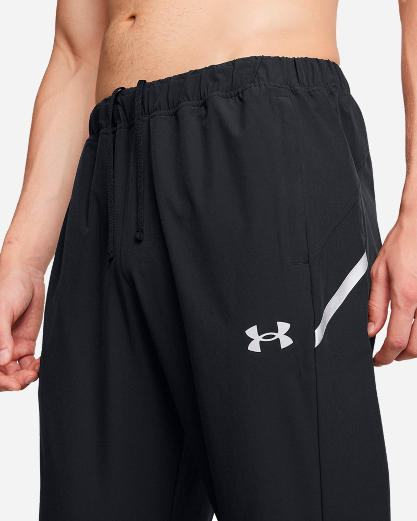 Pantalone training UNDER ARMOUR TECH REFLECTIVE M - Nero - 5 | Cisalfa Sport