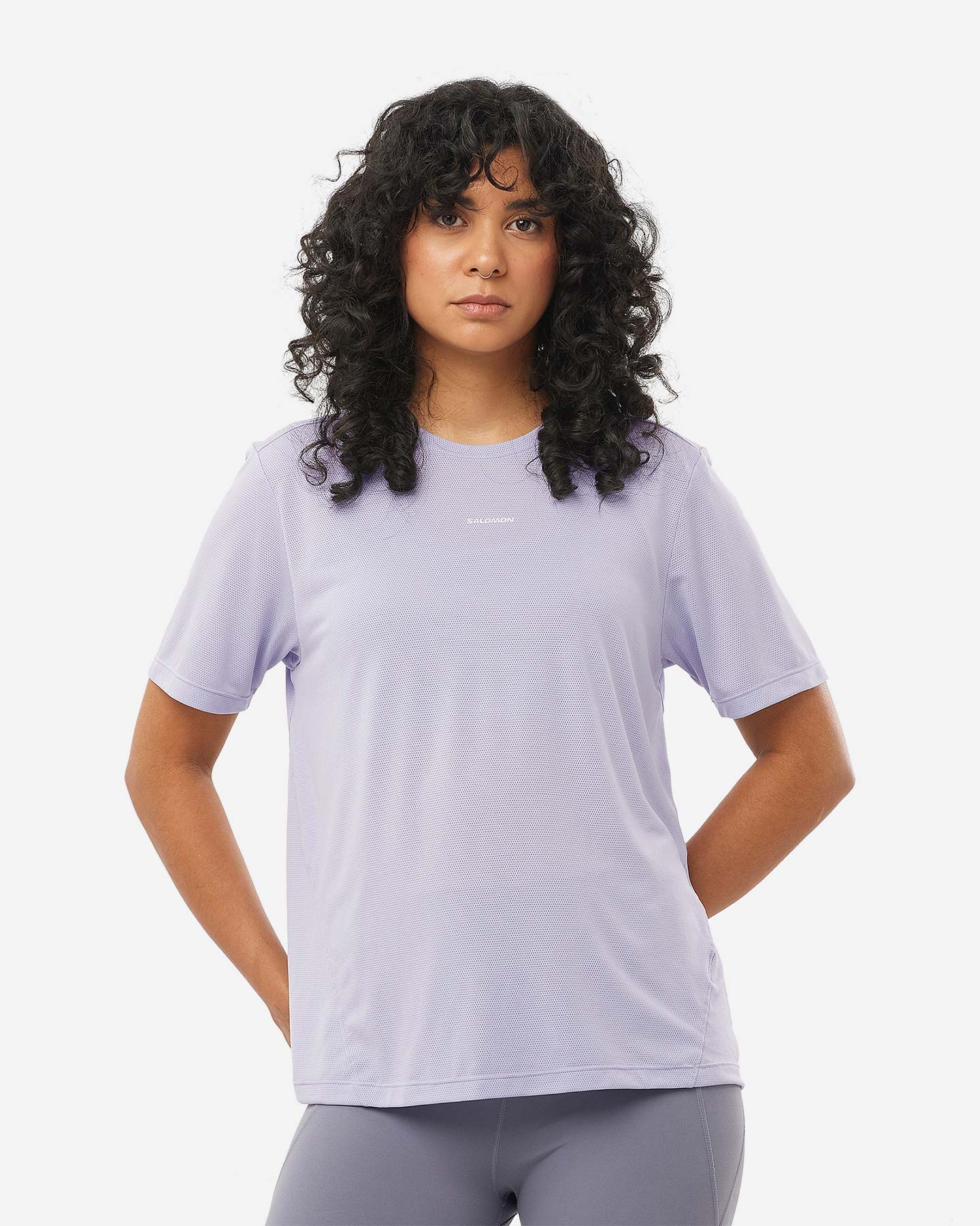 T-shirt SALOMON SHAKEOUT CORE W - Lilla - 1 | Cisalfa Sport