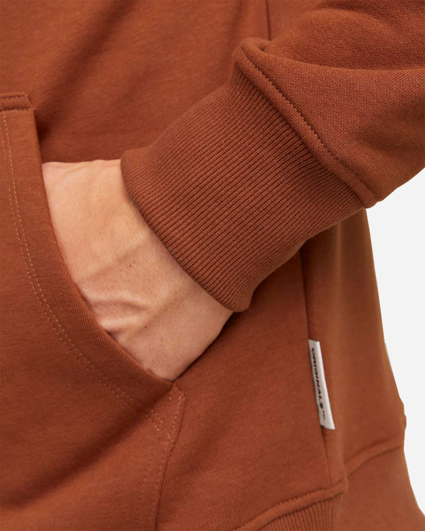 Felpa JACK & JONES ORVESTERBRO M - Marrone - 5 | Cisalfa Sport