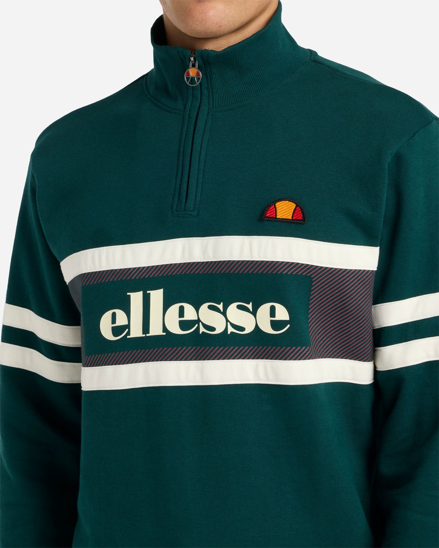 Felpa ELLESSE HALF ZIP M - 4 | Cisalfa Sport