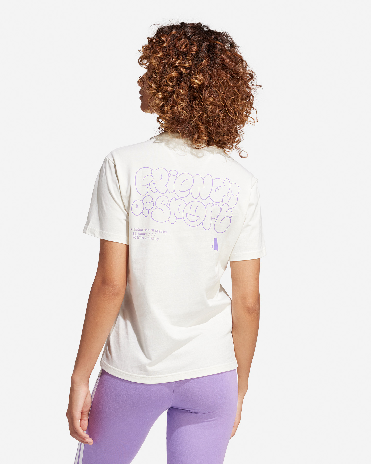 T-shirt ADIDAS GRAPHIC W - Bianco - 2 | Cisalfa Sport