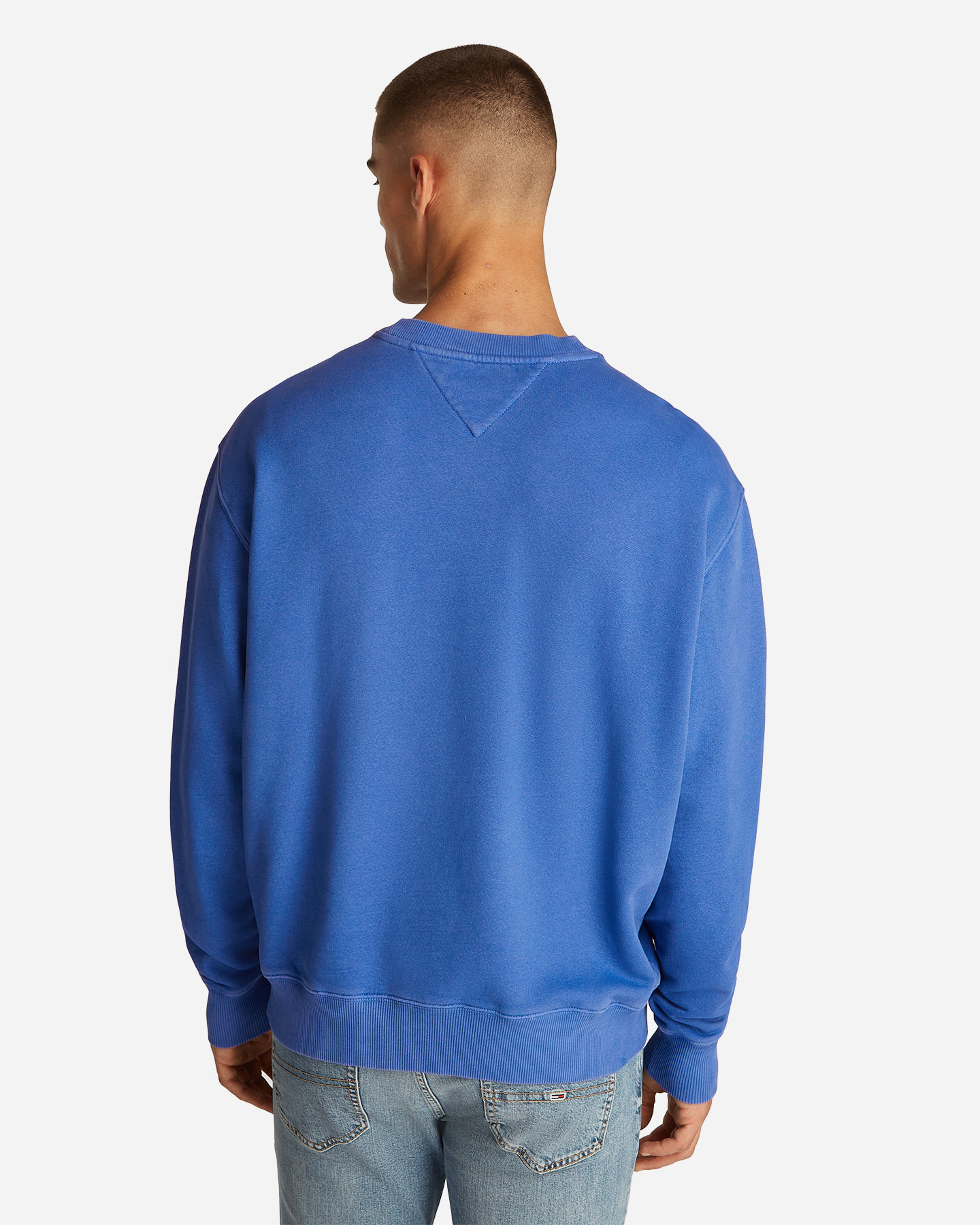 Felpa TOMMY HILFIGER RELAXED VINTAGE VARSITY M - Azzurro - 3 | Cisalfa Sport