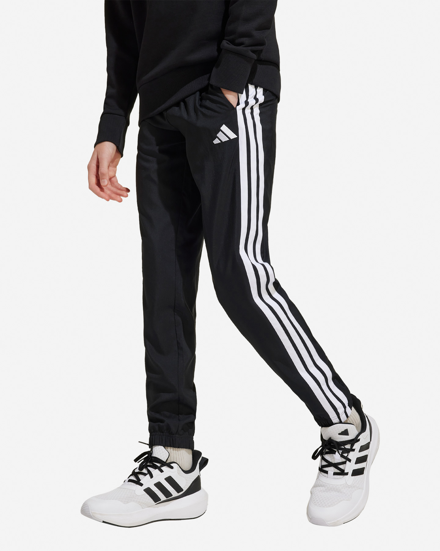 Pantalone ADIDAS 3STRIPES JR - Nero - 1 | Cisalfa Sport