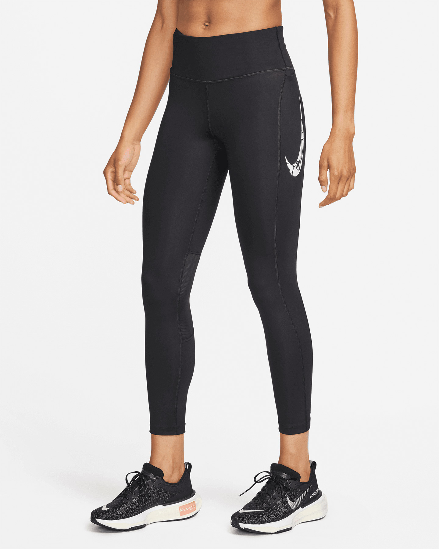 Fuseaux running NIKE FAST SWOOSH 7/8 W - Nero - 0 | Cisalfa Sport