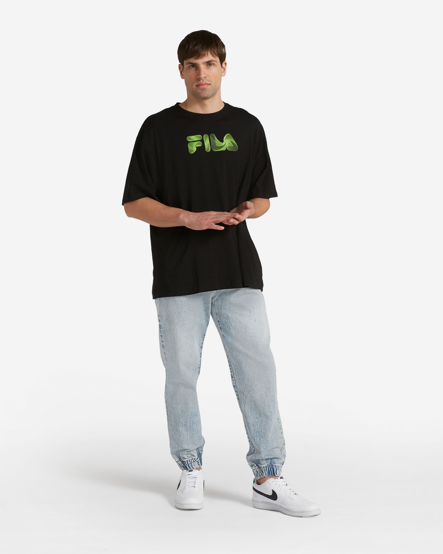 T-shirt FILA SABER M - Nero - 1 | Cisalfa Sport