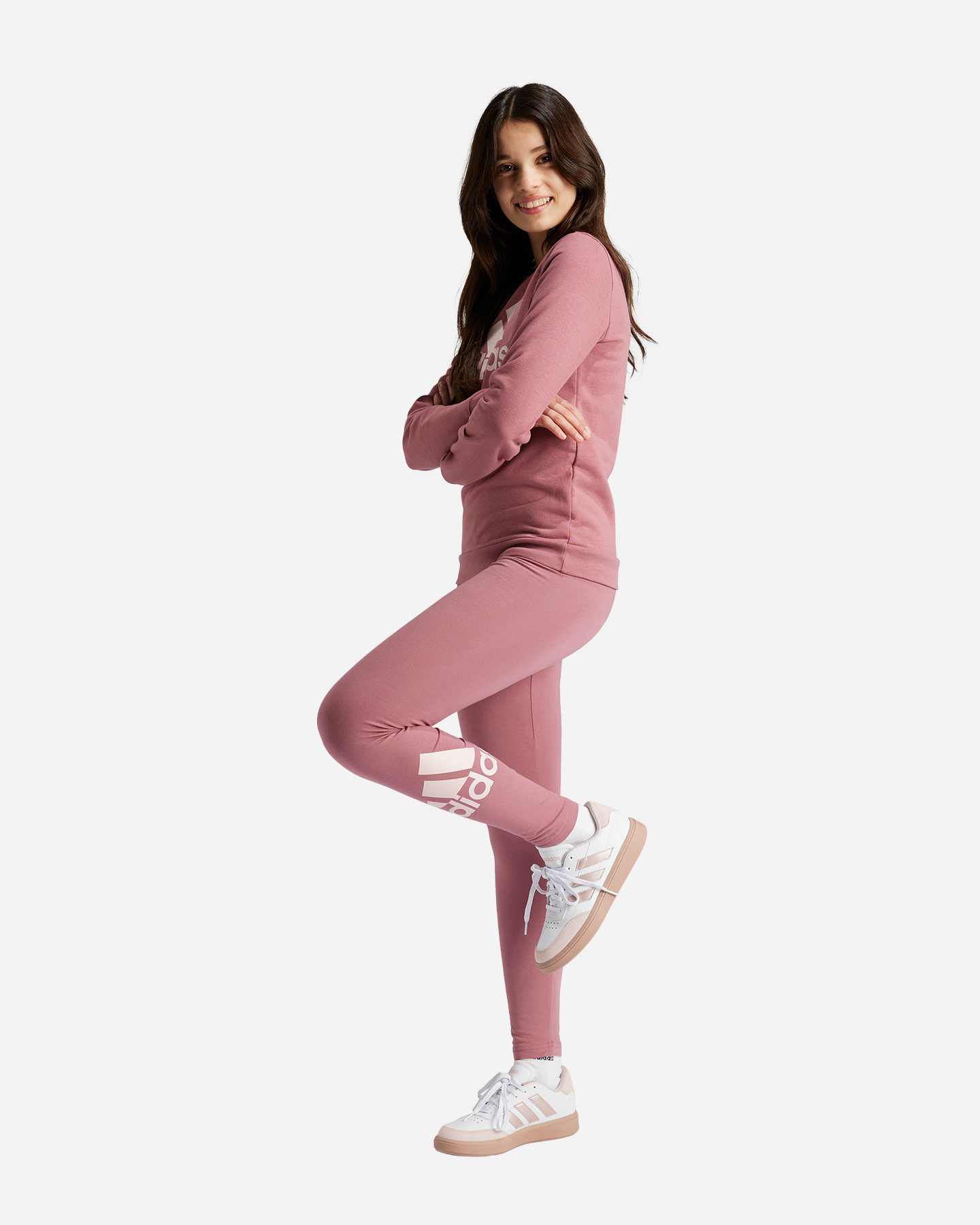 Leggings ADIDAS BIG LOGO JR - Viola - 1 | Cisalfa Sport