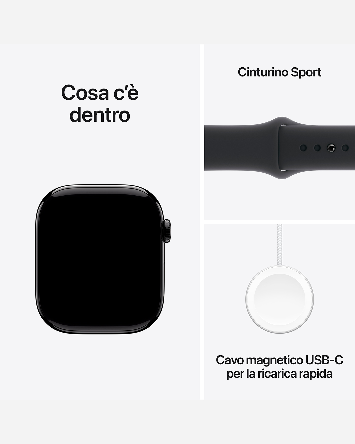 Orologio multifunzione APPLE APPLE WATCH SERIES 10 GPS 46MM - Nero - 8 | Cisalfa Sport