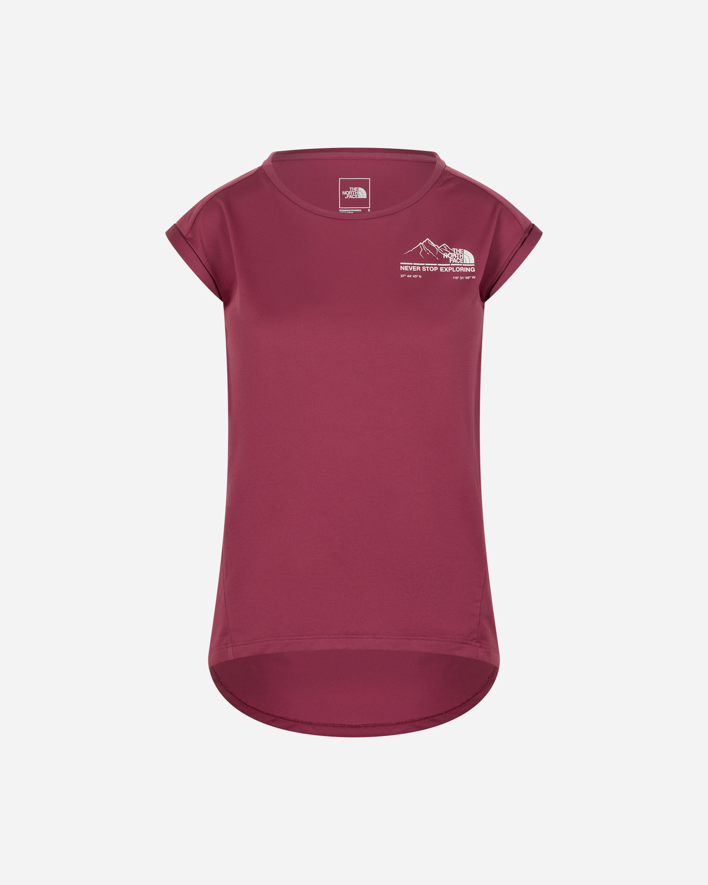 T-shirt THE NORTH FACE ODLES TECH W - Fucsia - 0 | Cisalfa Sport