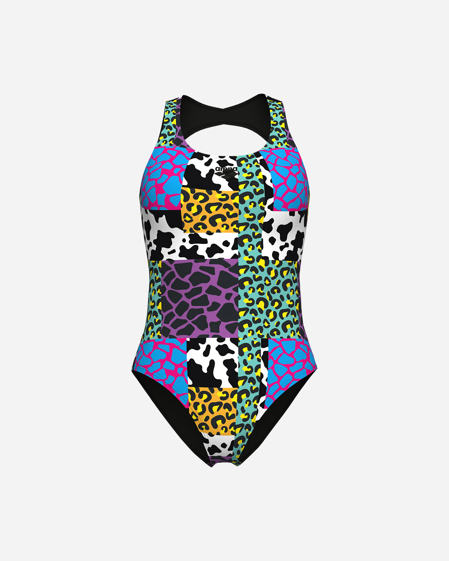 Costume piscina ARENA ANIMALIER W - Nero - 0 | Cisalfa Sport