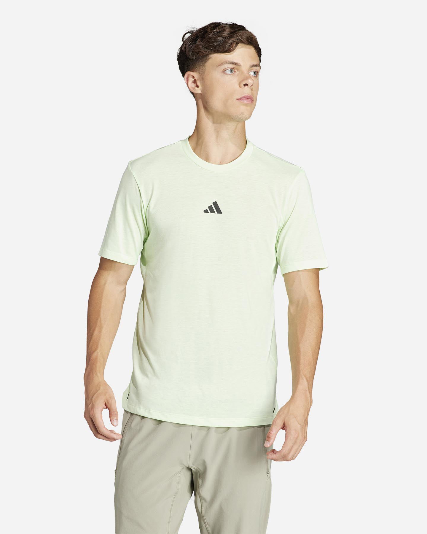 T-shirt training ADIDAS LOGO BACK M - Verde - 1 | Cisalfa Sport