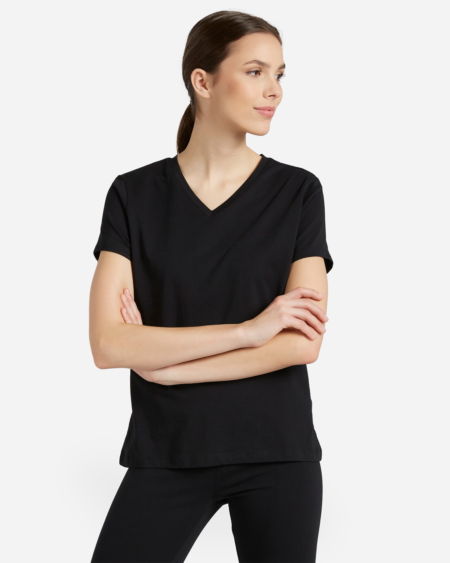 T-shirt ABC JERSEY W - Nero - 0 | Cisalfa Sport